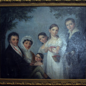 Семейный портрет Энгельгардтов.