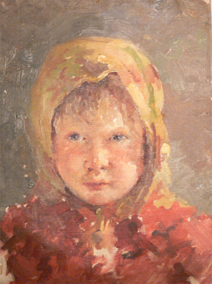 Портрет крестьянской девочки