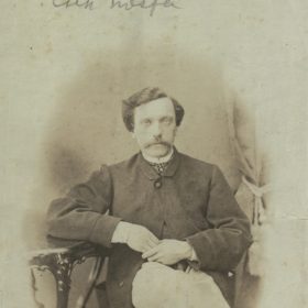 Н.Е. Боратынский, сын поэта Евгения Боратынского. Фотография. Фотобумага. 1865-1866 гг.